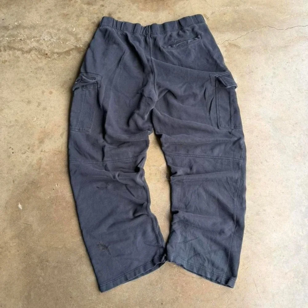 2000s Nike black cargo baggy sweat pants